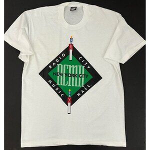 Vintage Radio City Music Hall New York City Single Stitch T-Shirt Men's XL USA
